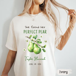 Camiseta Moderno Brunch Greenery Perfect Pear Bridal Ducha