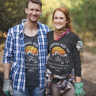 Camiseta Moderno Campo de Abuela de Vacaciones Familiares C