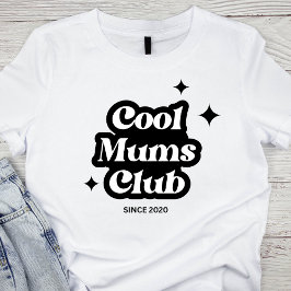 Camiseta Moderno club de mamás de Guay Retro Vintage Groovy