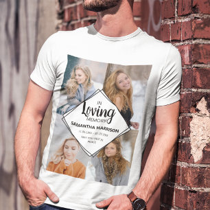 Camiseta Moderno Collage Fotográfico En Memoria Amorosa Mem