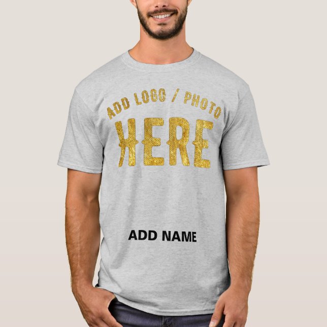 CAMISETA MODERNO CON ESTILO PERSONALIZABLE VERIFICADO DE MA (Anverso)
