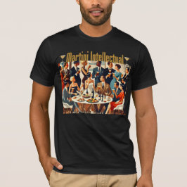 Camiseta Moderno de mediados de siglo Los intelectuales del
