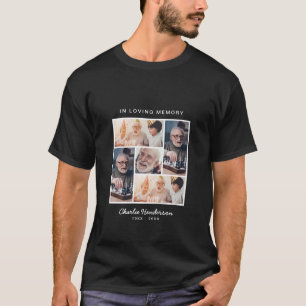 Camiseta Moderno En Memoria Amada Funeral De 5 Fotografías