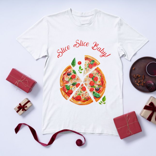 Camiseta Moderno Fiesta italiano de pizza Slice Slice Baby  (Subido por el creador)