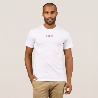 Camiseta Moderno Genial Afortunado