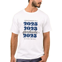 Moderno graduado negro con padres orgullosos azul
