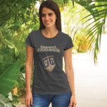 Camiseta Moderno Hanukkah Funny Dreidel Champion Mom<br><div class="desc">Celebren Hanukkah con orgullo y humor mientras se reúnen con toda la familia. Este diseño gráfico del festival es un regalo perfecto para las vacaciones. Ya sea por tu vecino,  familia,  esposo,  tío o novio</div>