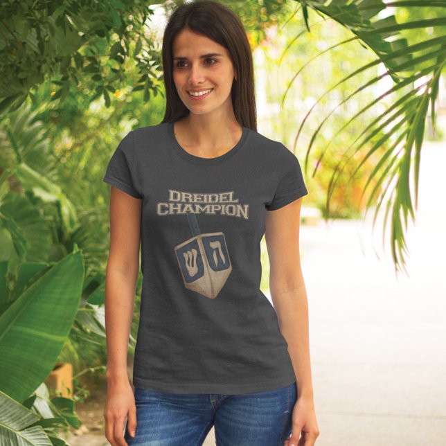 Camiseta Moderno Hanukkah Funny Dreidel Champion Mom (Subido por el creador)