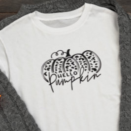 Camiseta Moderno Hola Calabaza
