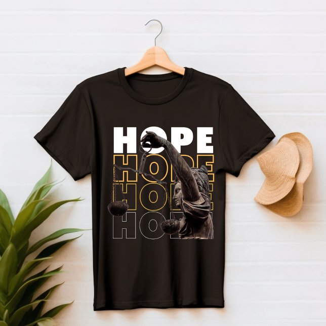 Camiseta Moderno HOPE T Shirt negro y amarillo (Subido por el creador)