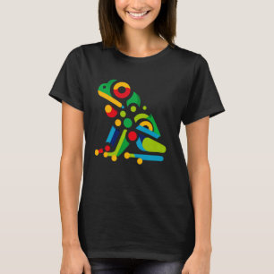 Camiseta Moderno Ilustracion de minimalismo geométrico verd