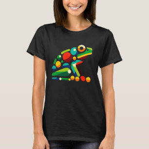 Camiseta Moderno Ilustracion de minimalismo geométrico verd