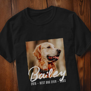 Camiseta Moderno Mascota Memorial Mejor Perro Personalizado