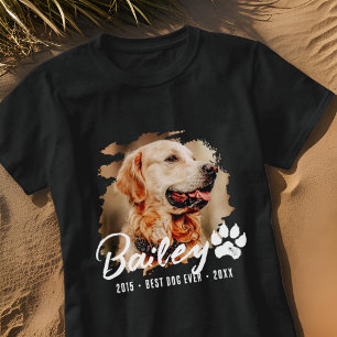 Camiseta Moderno Mascota Memorial Mejor Perro Personalizado