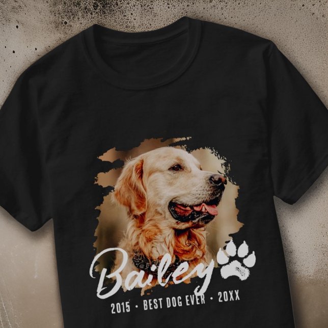 Camiseta Moderno Mascota Memorial Mejor Perro Personalizado (Subido por el creador)