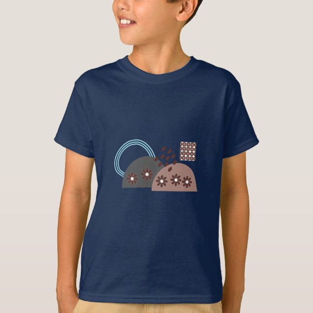 Camiseta Moderno Monograma verano Boho (Anverso)