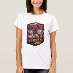 Camiseta Moderno Morado FUNCIONANDO CON VODKA Y MALAS DECIS
