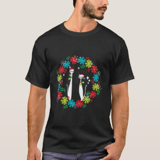 Camiseta Moderno Navidades de gatos de Guay de mediados de