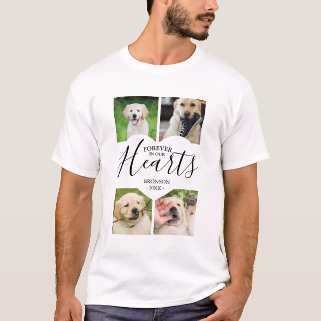 Camiseta Moderno Para Siempre En Nuestro Mascota Collage de (Anverso)