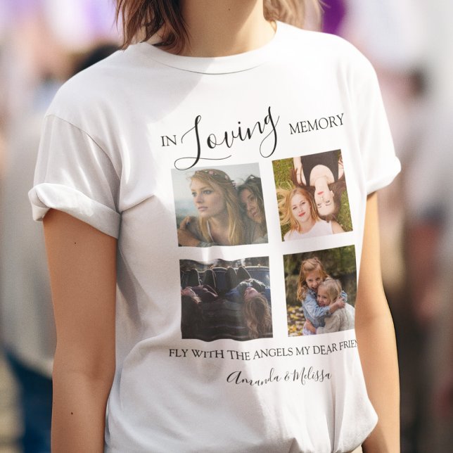 Camiseta Moderno | Personalizado | Besties | Memorial fotog (Subido por el creador)
