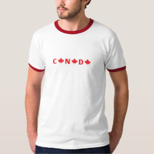 Camiseta Moderno recuerdo de la bandera de Canadá