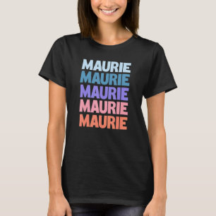 Camiseta Moderno texto repetido maurie