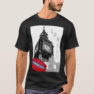 Camiseta Moderno y elegante arte pop de Londres Big Ben