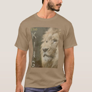 Camiseta Moderno y elegante Pop Art Lion Head Template Men'