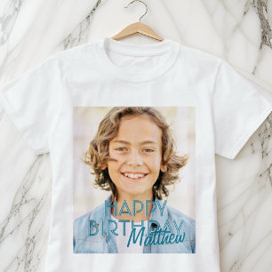 Camiseta Moderno y simple foto Personalizado Festejo de cum
