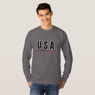 Camiseta Moderno y simple recuerdo de la bandera de Estados