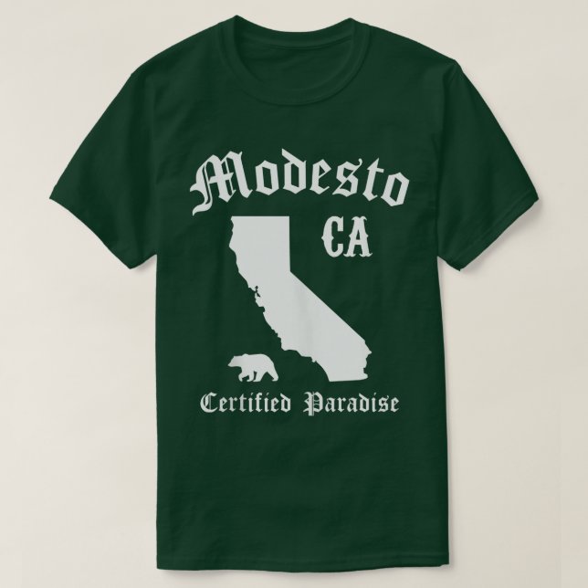 Camiseta Modesto California Certified Paradise Modesto Tank (Diseño del anverso)