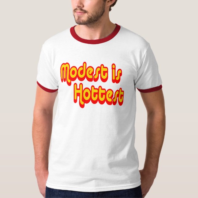 Camiseta Modesto es el más caliente (Anverso)