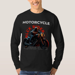 Camiseta Modestos motociclistas negros de ilustracion de es