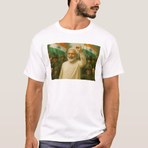 Camiseta Modi lidera India con fuerza