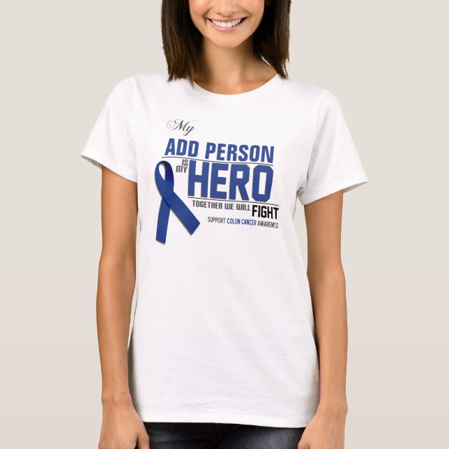 Camiseta Modifique a MI HÉROE para requisitos particulares: (Anverso)