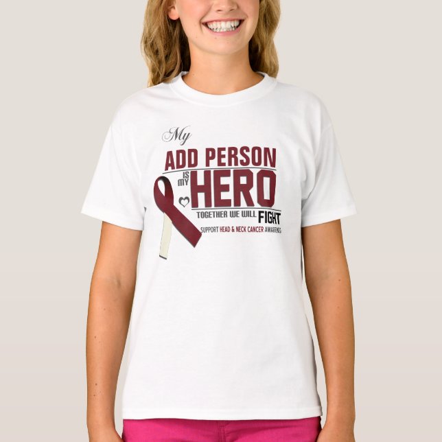 Camiseta Modifique a MI HÉROE para requisitos particulares: (Anverso)