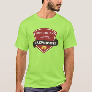 Camiseta Modifique su logotipo conocido de la cervecería