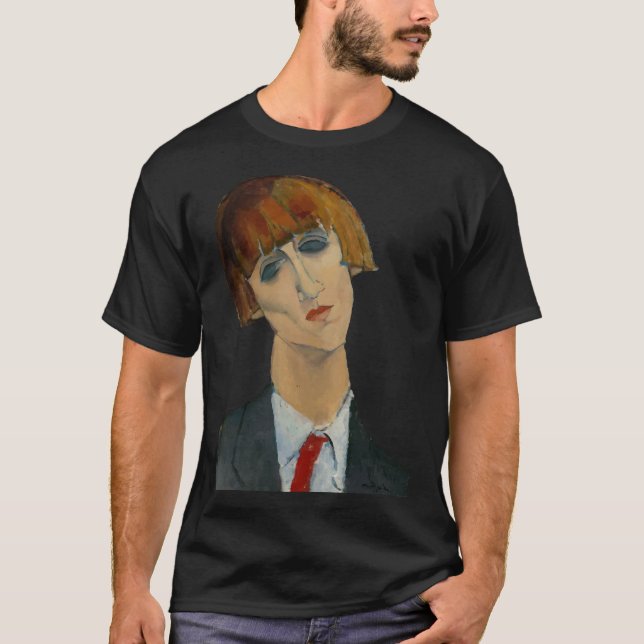 Camiseta Modigliani Portrait de Femme Peinture (Anverso)