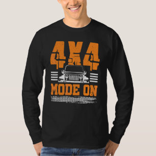 Camiseta Modo 4x4 En La Aventura De Fuera 4x4 Suv