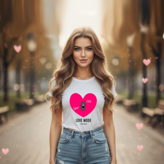 Camiseta MODO AMOR (siempre) (Subido por el creador)