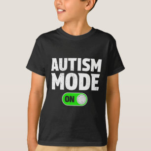 Camiseta Modo Autismo En La Divertida Conciencia Del Autism