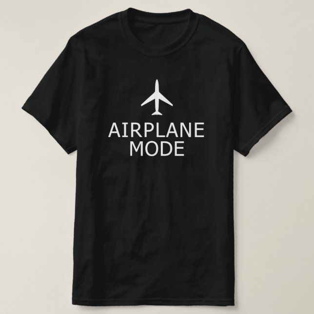 Camiseta Modo avión (Diseño del anverso)