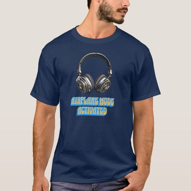 Camiseta Modo avión activado (Anverso)