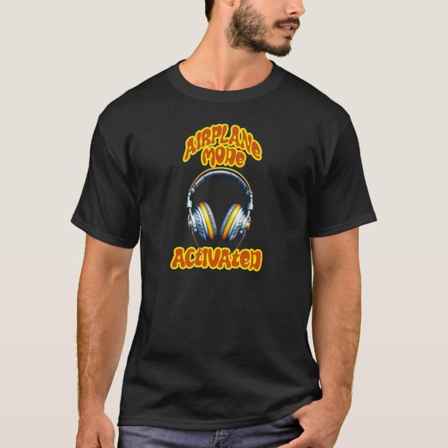 Camiseta Modo avión activado (Anverso)