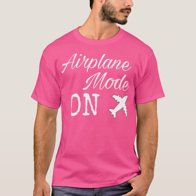 Camiseta Modo avión activado (Anverso)