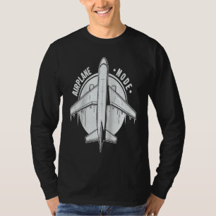 Camiseta Modo Avión Piloto Avión Avión Aviación Ragla