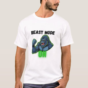 Camiseta Modo Bestia Activado – Gimnasio Motivacional