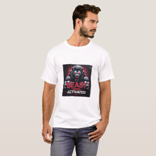 Camiseta Modo bestia activado   Motivación del gimnasio har