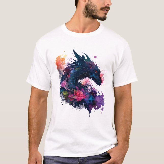 Camiseta Modo Bestia Dragón Kawaii (Anverso)