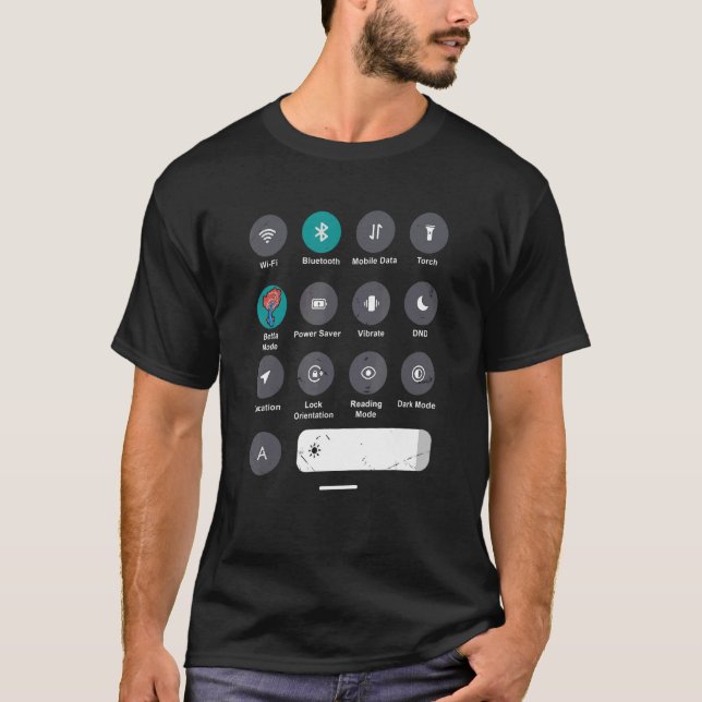 Camiseta Modo Betta Hombres Pez Betta Pez de Combate Siamés (Anverso)